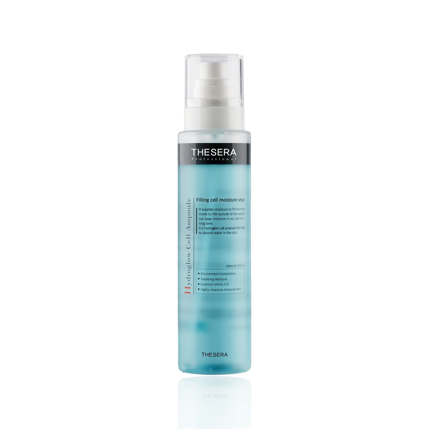 Thesera Hydroglow Cell Ampoule | Intensīvi mitrinošs, izsmidzināms serums, 200ml