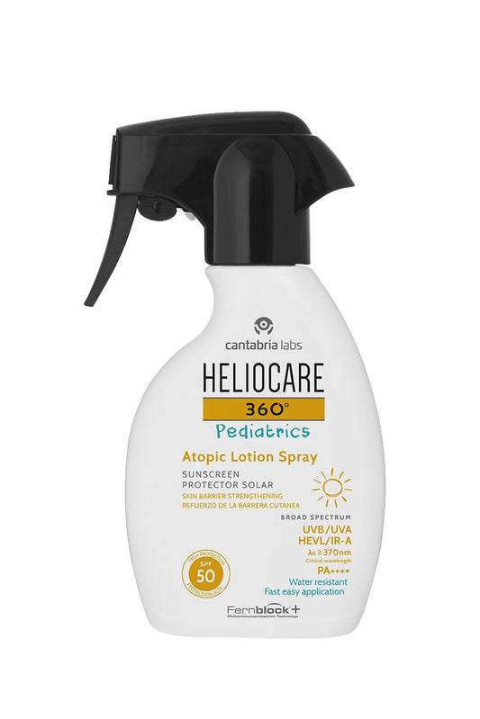 HELIOCARE 360º Pediatrics Atopic Lotion Spray SPF 50 | Sunscreen spray for children, 250ml
