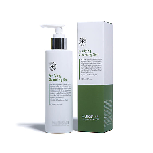 HUBISLAB Purifying Cleansing Gel | Attīrošs gēls taukainai ādai, 200ml