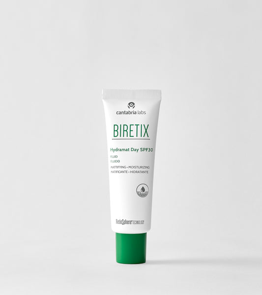 BIRETIX Hydramat Day SPF 30 | Matējošs fluīds taukainai ādai ar SPF 30, 50ml