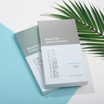 Hubislab e+ Epiderma Nova Cell Brightening Mask | Izgaismojoša sejas maska, 1gb/5gb