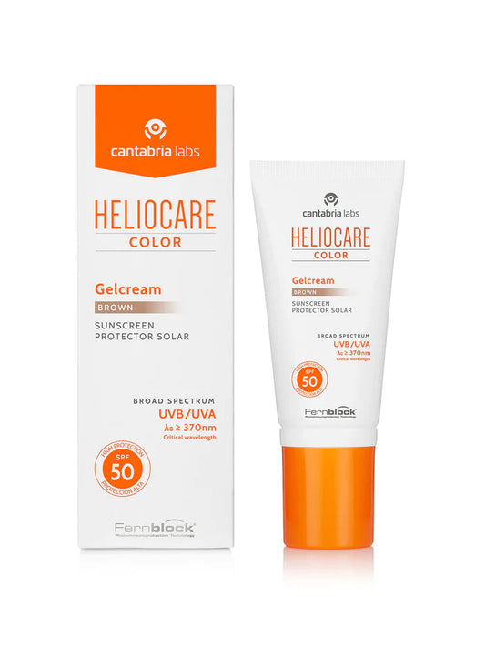 HELIOCARE Color Gelcream SPF 50 (BROWN) | Sun protection gel cream with tint, 50ml