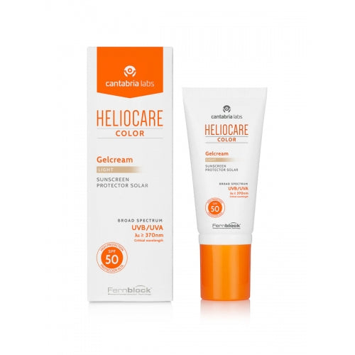 HELIOCARE Color Gelcream SPF 50 (LIGHT) | Sun protection gel cream with tint, 50ml