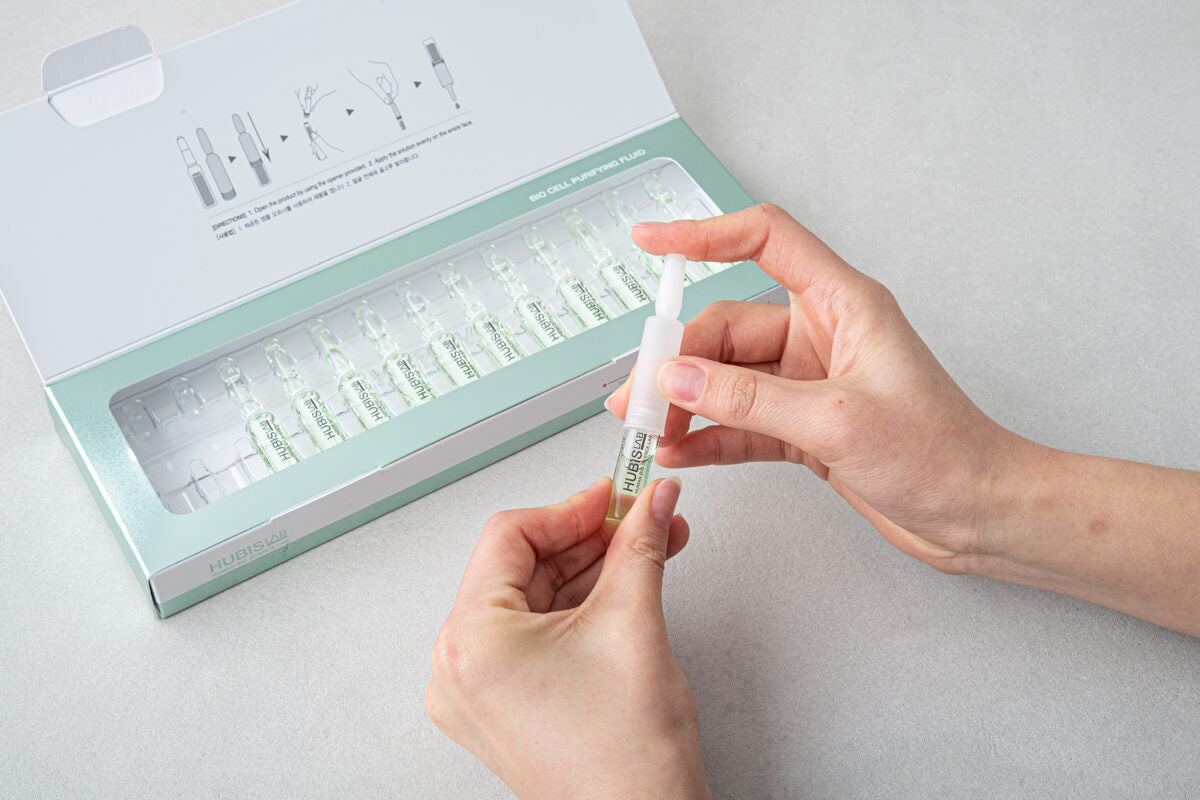 HUBISLAB Bio Cell Purifying Fluid | Purifying ampoules, 12x2ml