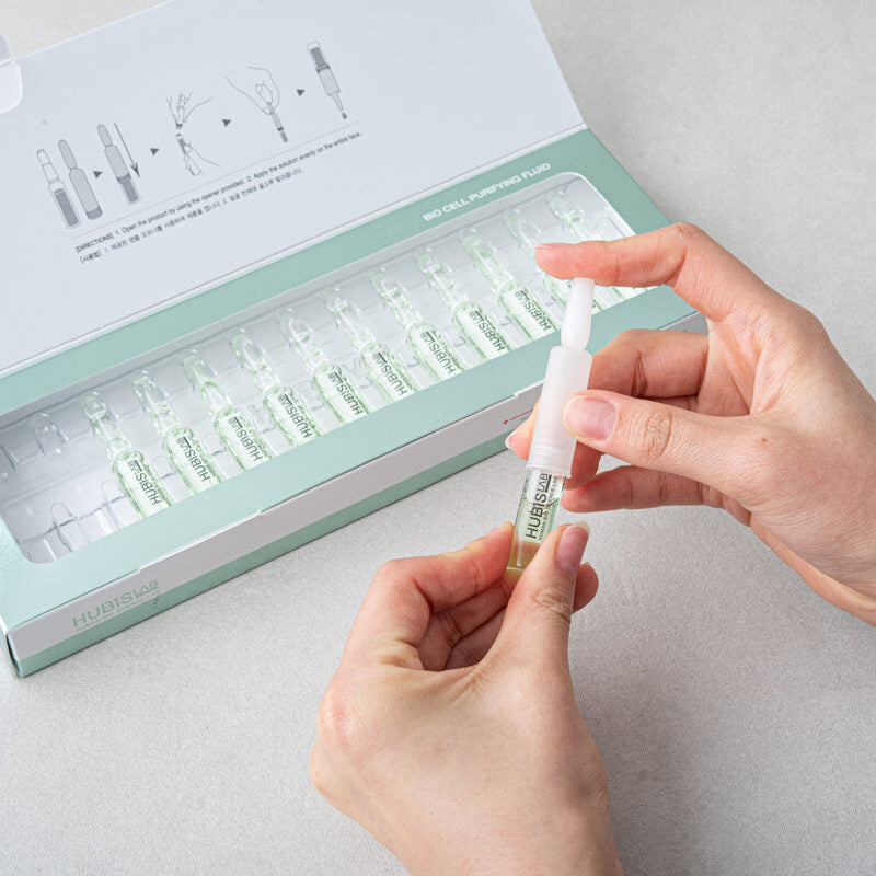 Hubislab Bio Cell Purifying Fluid | Ampulas problemātiskai ādai, 12x2ml
