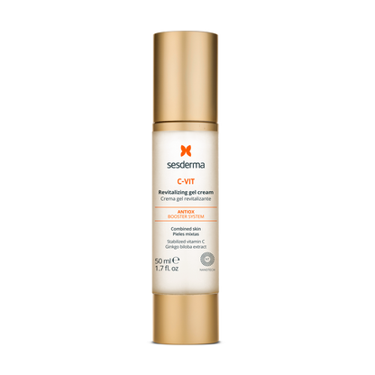 SESDERMA C-VIT Revitalizing Gel Cream | Krēms ar C vitamīnu taukainai, kombinētai ādai, 50ml